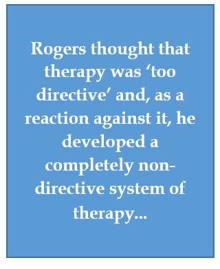 Rogers reason for non-directive counselling