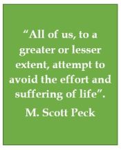 Denial of suffering, Scott Peck